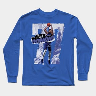 Luka Doncic Dallas Rough Long Sleeve T-Shirt